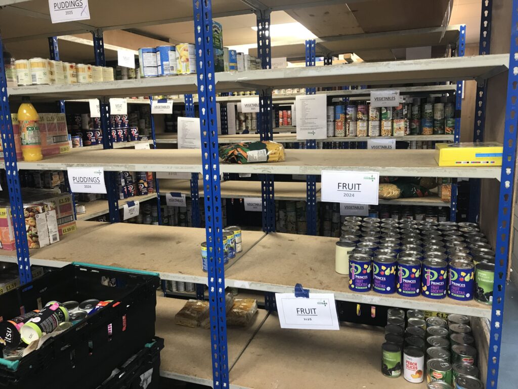 Help us restock the shelves Plymouth Foodbank